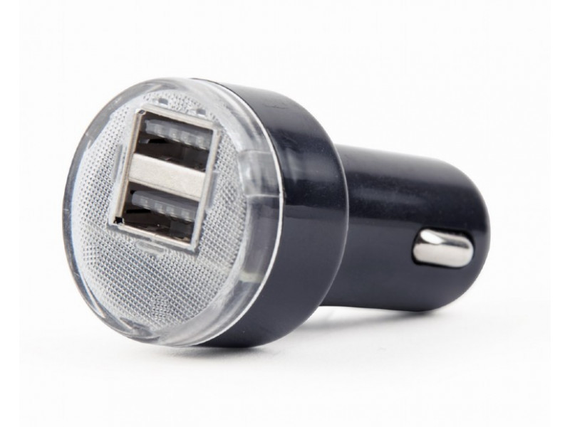 EnerGenie 2-Port-USB-Autoladegerät 2,1 A schwarz EG-U2C2A-CAR-02