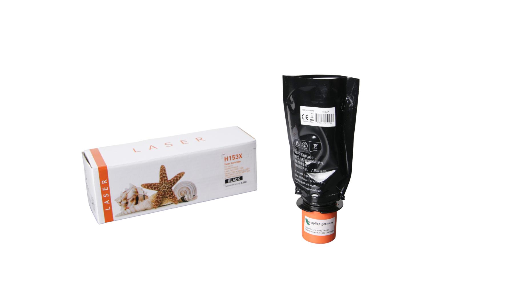 153X alternativ Toner schwarz für HP / W1530X / 5.000 Seiten