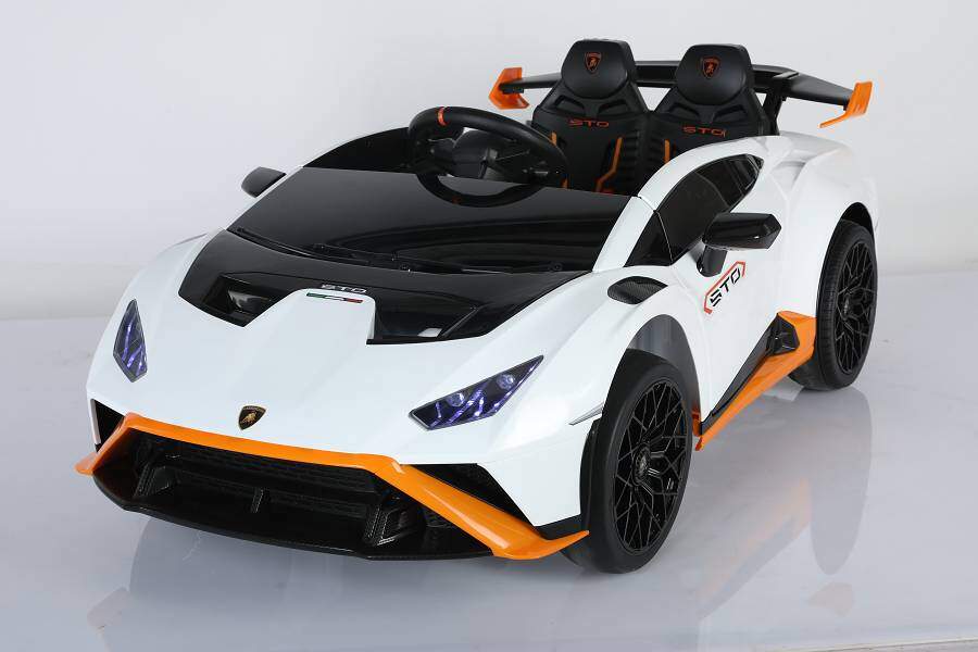 Elektro-Kinderfahrzeug Lamborghini Huracan STO Drift - weiß