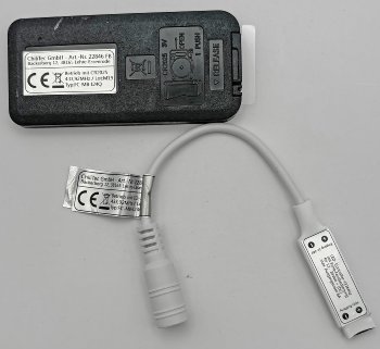 Funk-Controller für LED-Stripes - mit Fernbedienung, 12-24V, 72Watt