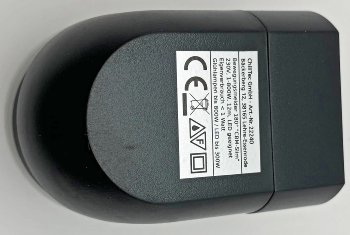 Aufputz Bewegungsmelder "CBM-Slim" 180° - LED geeignet, IP44, 1-800W, schwarz