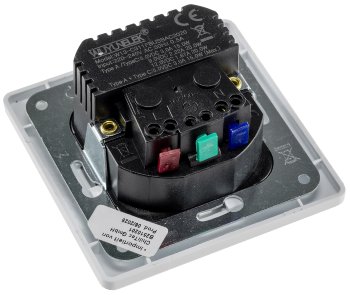 MILOS Schutzkontakt-Steckdose, matt weiß / 230V~/ 16A, Unterputz, USB-A/C PD 3.0