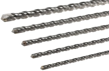 SDS-PLUS Schlagbohrerset, 60cm, 8-10-12-16-20mm Ø