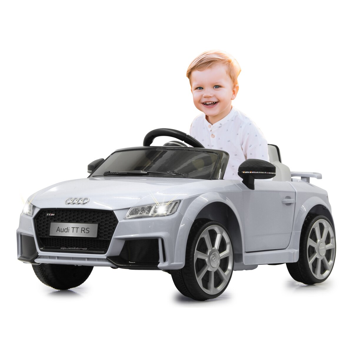 Kinderfahrzeug Audi TT RS weiß