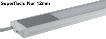 LED Unterbauleuchte "Comprido 600" - 230V,10W, 1430lm, 60cm,4200K neutralweiß