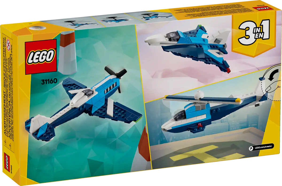 LEGO® 31160 - Creator - Flieger: Rennflugzeug (178 Teile) LEGO® 31160 - Creator - Flieger: Rennflugzeug (178 Teile)