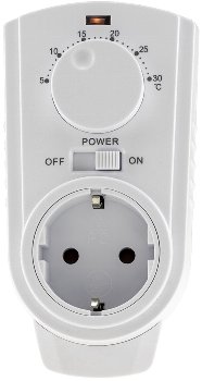 Steckdosen-Thermostat "ST-35 ana" - max. 3500W, 5-30°C, AUS/AUTO, 230V