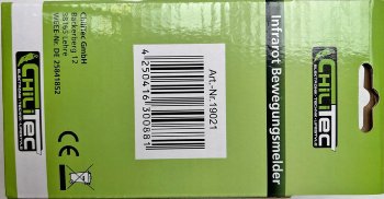 Aufputz Bewegungsmelder "CBM" 180° - IP44, 1-1000W, 3-Draht, weiß