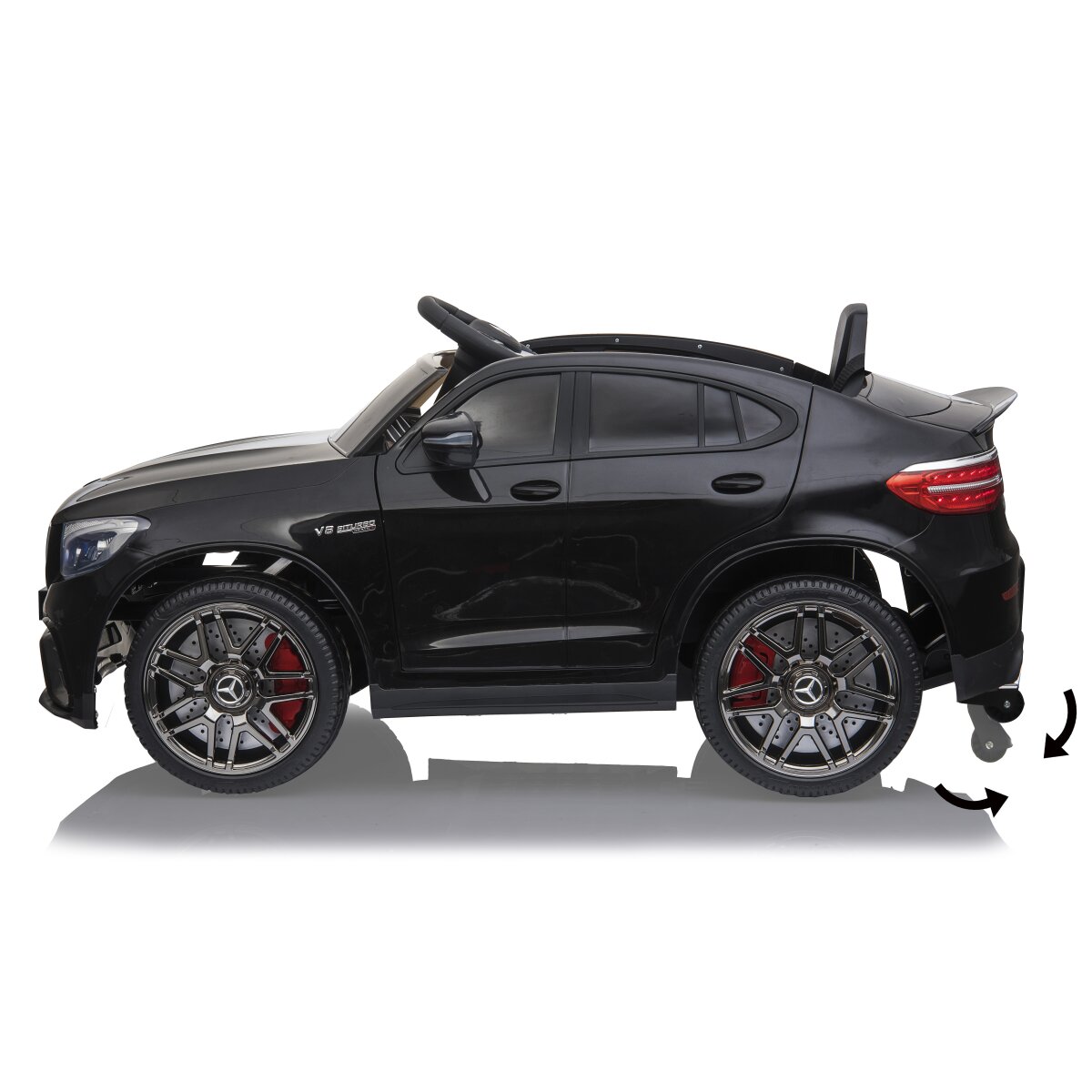 Kinderfahrzeug Mercedes-AMG GLC 63 S Coupé schwarz