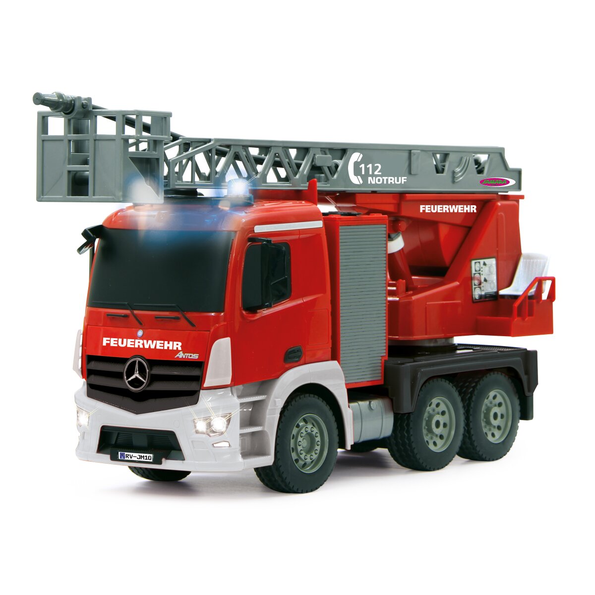 Feuerwehr Drehleiter Mercedes-Benz Antos 1:20 2,4GHz mit Spritzfunktion