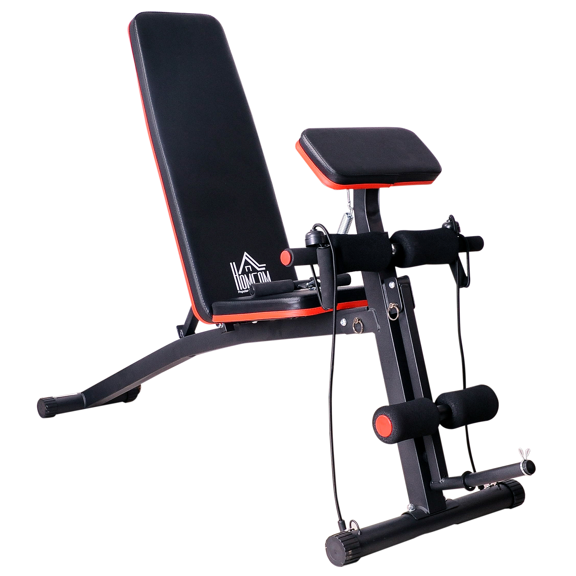 Multifunktion Hantelbank Kraftstation mit Feder Booster Trainingsbank Gewicht bis 120kg Schwarz 54 x 160 x 106 cm Multifunktion Hantelbank Kraftstation mit Feder Booster Trainingsbank Gewicht bis 120kg Schwarz 54 x 160 x 106 cm