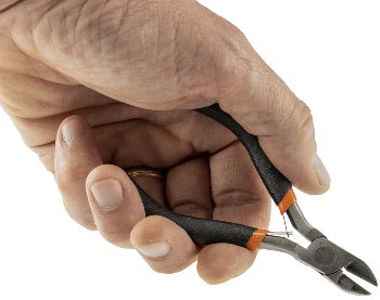 Elektroniker Zangen-Set "MiniGrip" 5-tlg - 12cm, isolierte Griffe, federöffnend