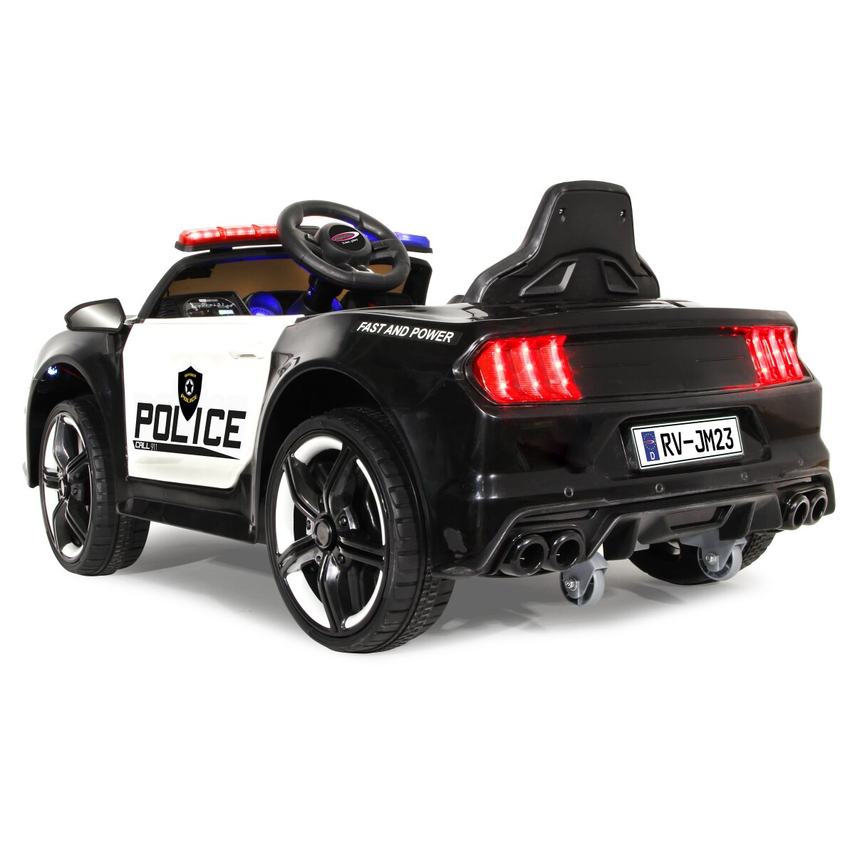 Kinderfahrzeug US Police Car