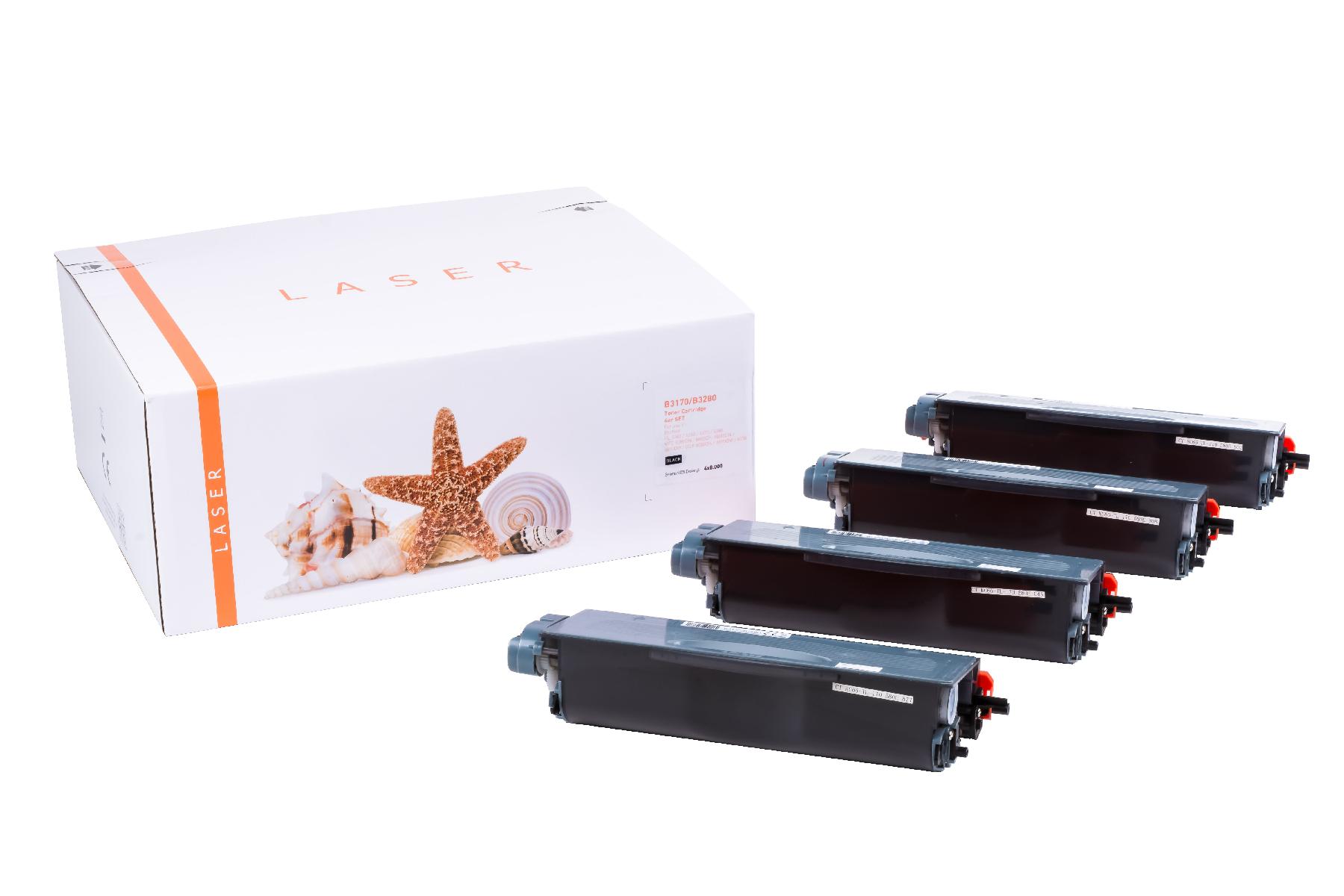 4er Set TN3170/3280 alternativ Toner black  / TN3170/TN3280 / 4x8.000 Seiten