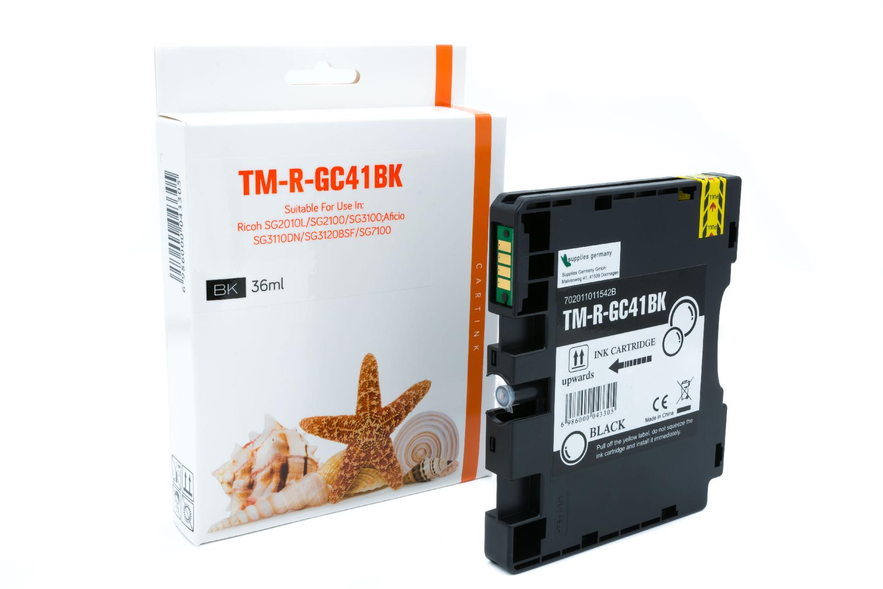 GC41KH Refill Tinte black Ricoh / 405761 / 2.500 Seiten