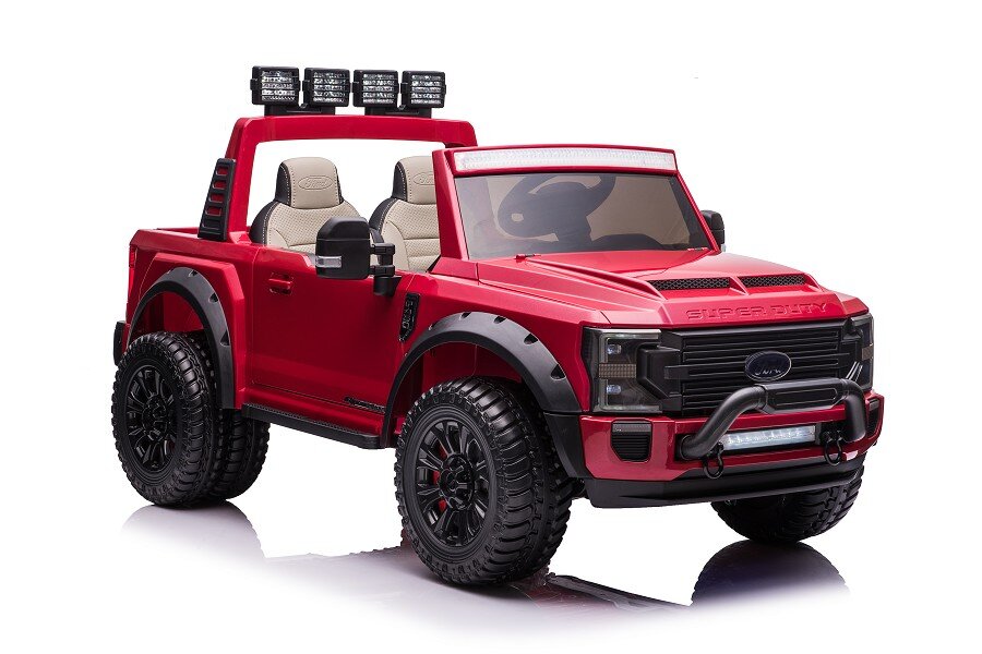 Kinderfahrzeug Ford Super Duty - rot