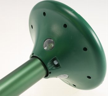 Maulwurf- + Wühlmaus-Schreck Premium - Solar, Schall + Vibration, bis zu 900m²