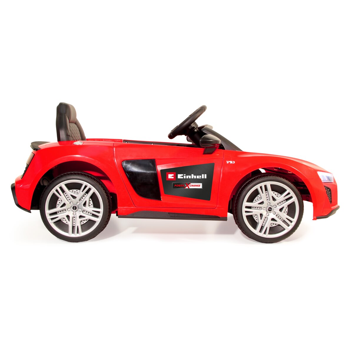 Kinderfahrzeug Audi R8 Spyder 18V rot Einhell Power X-Change inkl. Starter Set
