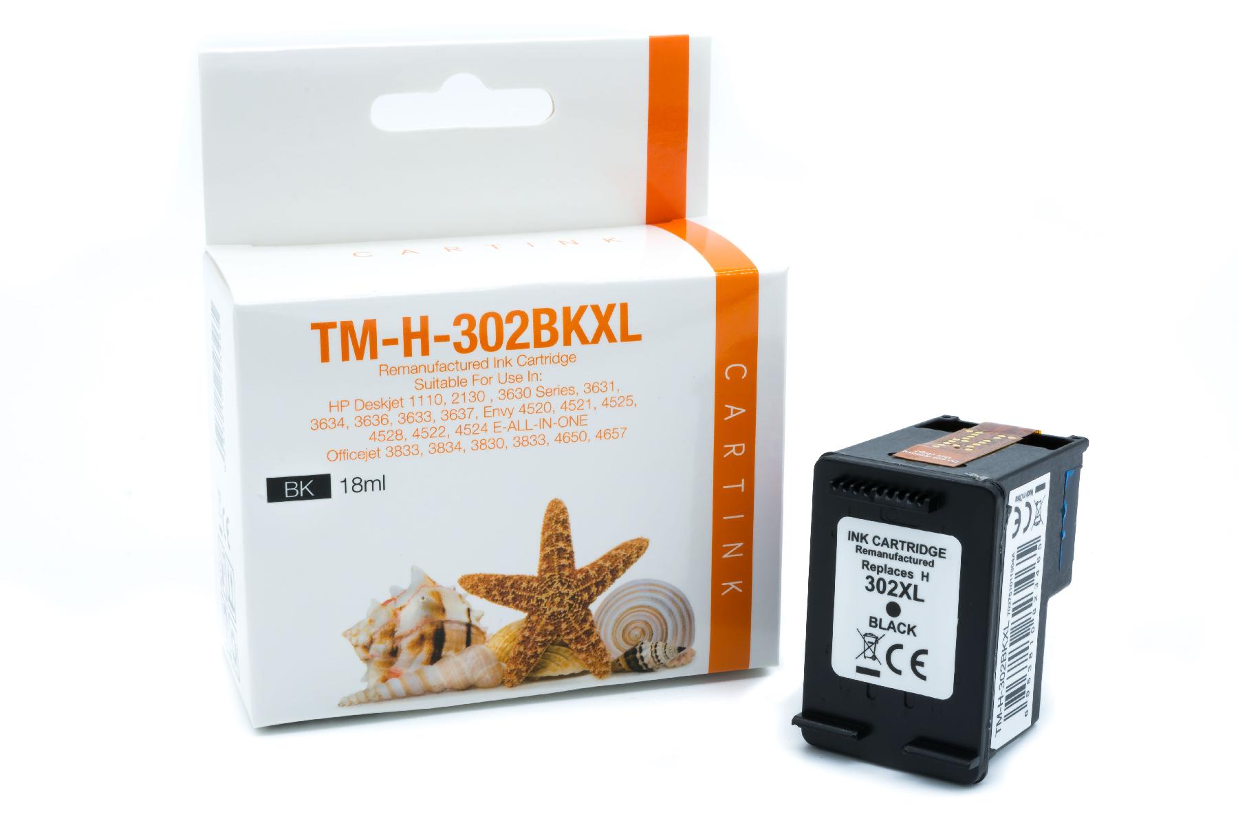 302BKXL Refill Tinte black HP / F6U68AE / 18ml (EU)
