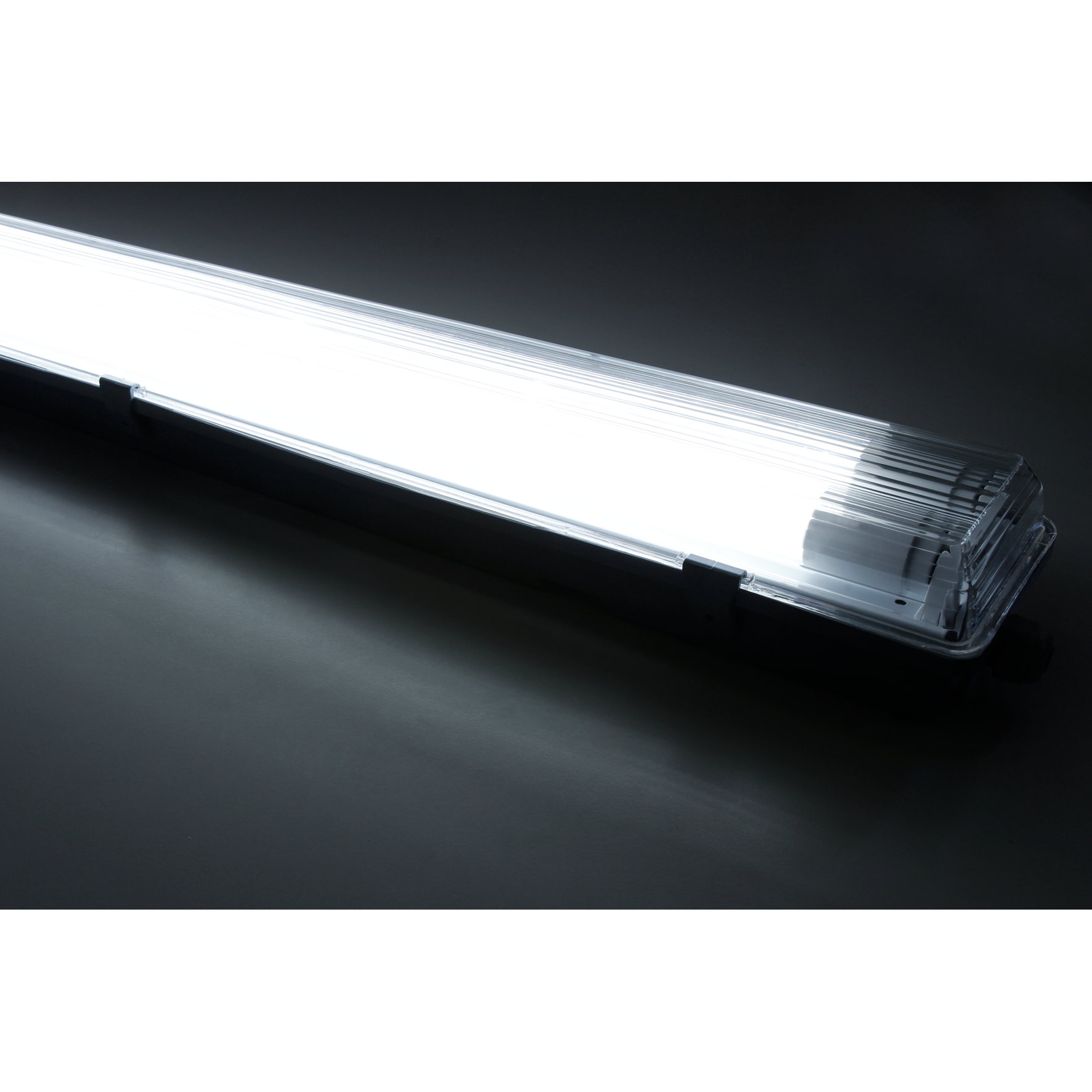 LED Feuchtraumleuchte McShine ''FL-23'' IP65, 4800lm, 4000K, 48W, 150cm, neutralweiß