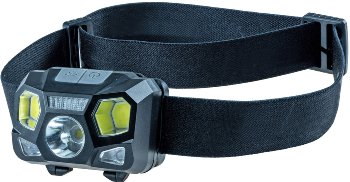 LED-Stirnlampe mit Akku "CTH-5" IP44 - 5W, 375 Lumen, mit Gestensteuerung