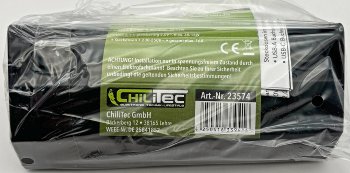 2-fach Steckdosenblock, USB-A+C, schwarz - 250V~/ 16A, Aufbaumontage, USB 3,1A, PD