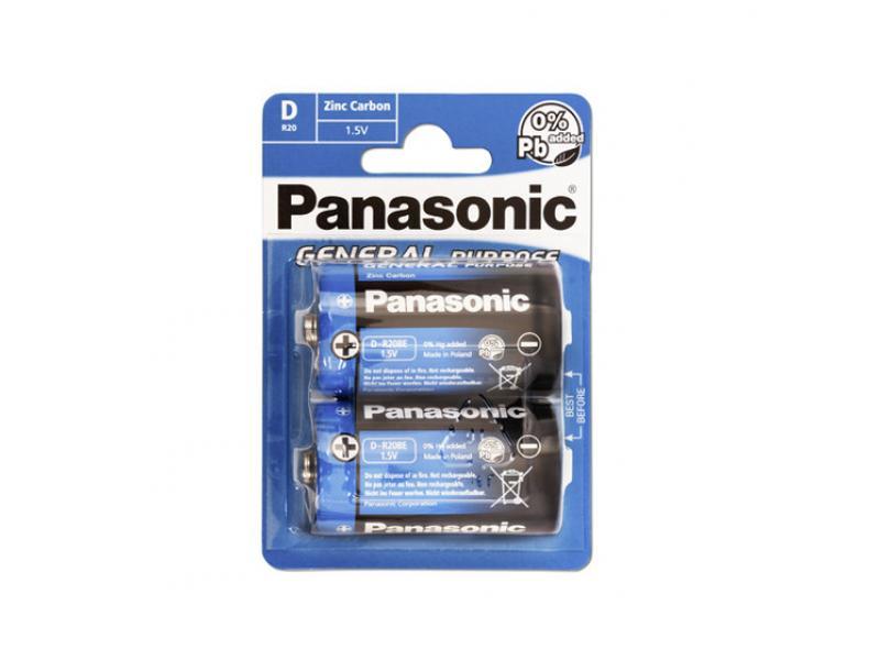 Batterie Panasonic Heavy Duty Mono D LR20 (2 St.)
