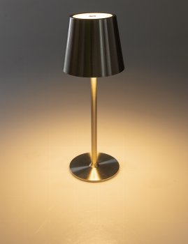 LED Akku-Tischleuchte "Foco Tenda" - 2900K, IP44, Touchschalter, 30cm