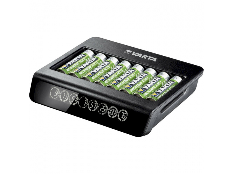 Varta Akku Universal Ladegerät, LCD Multi Charger+ - ohne Akkus, für AA/AAA