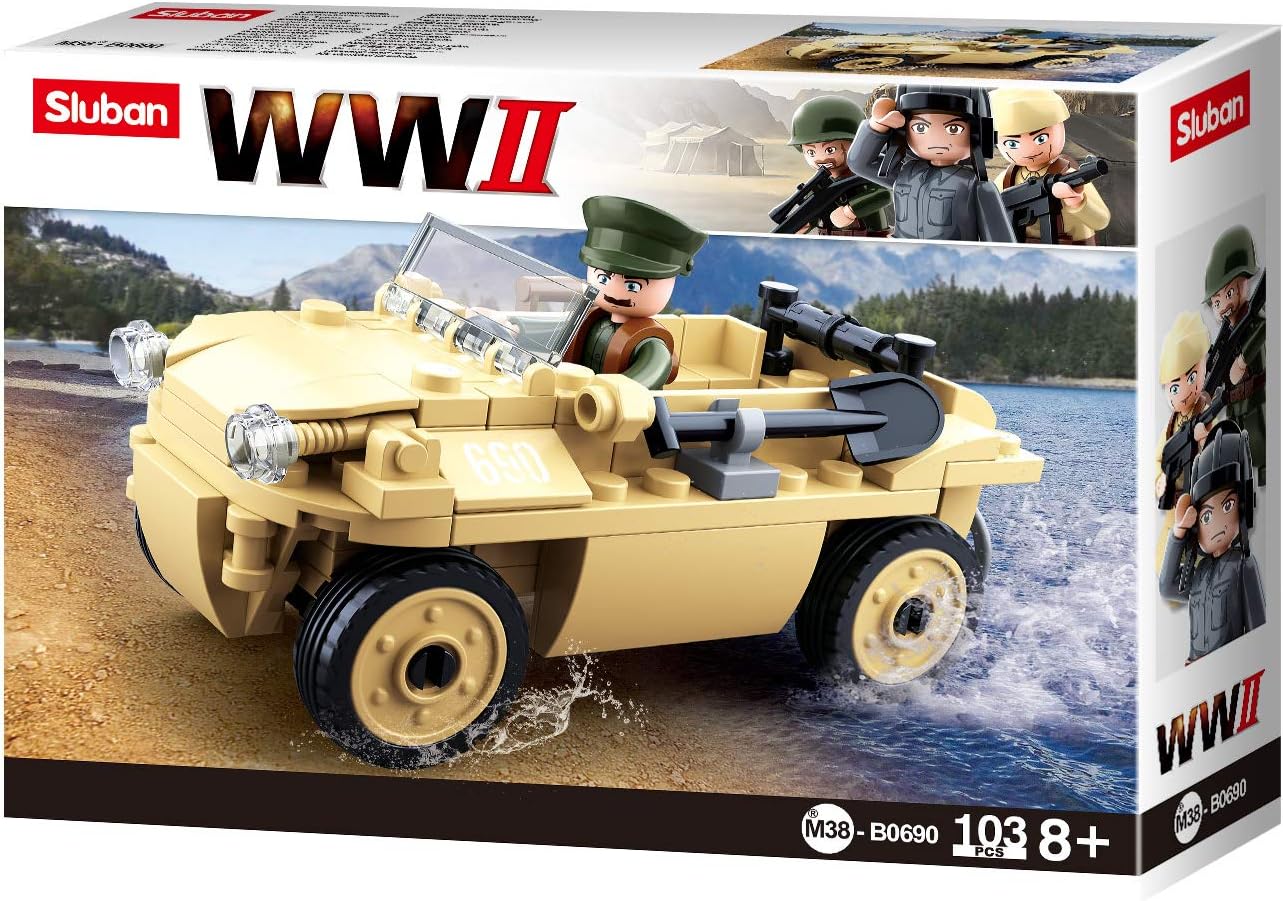 Sluban M38-B0690 - Army WWII - Amphibienfahrzeug Sluban M38-B0690 - Army WWII - Amphibienfahrzeug