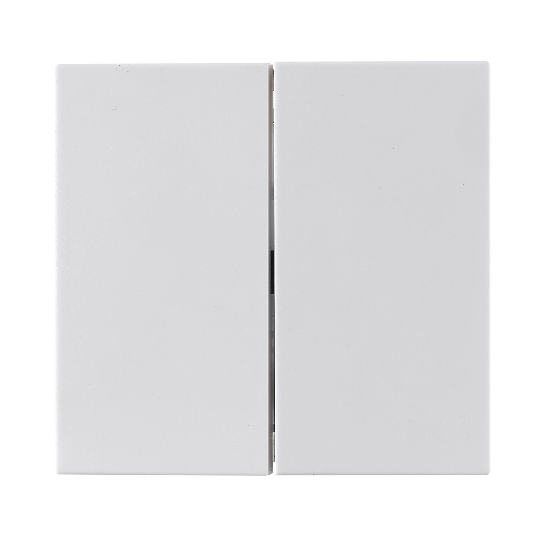 Taster McPower ''Shallow'' 2-fach, 250V~10A, UP, Steckanschluss, weiß