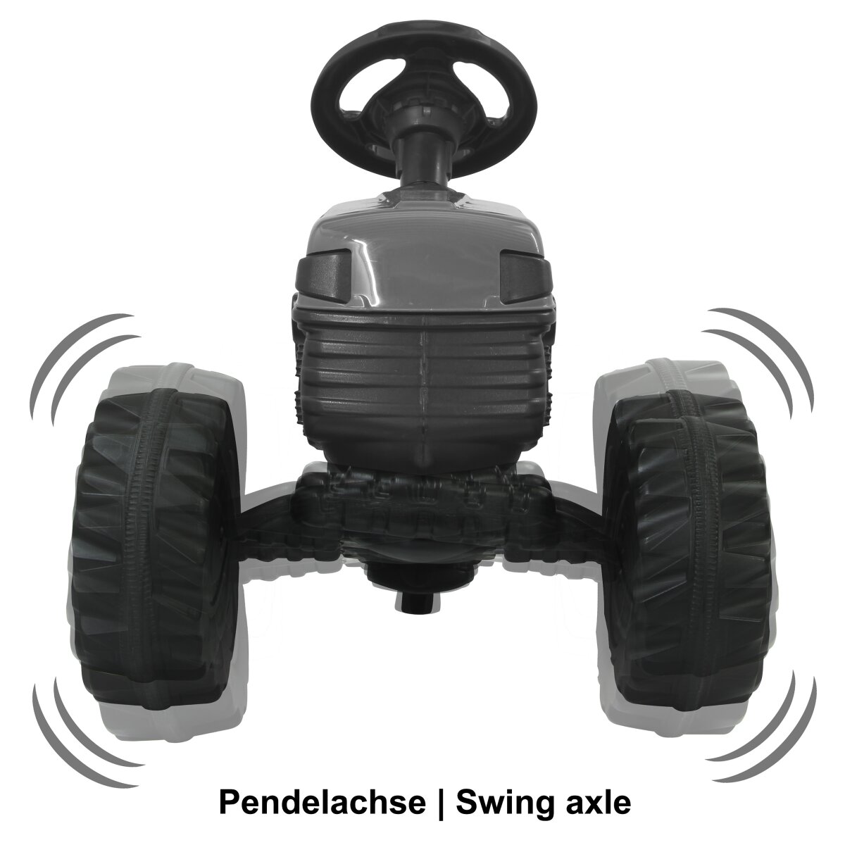 Trettraktor Big Wheel rot