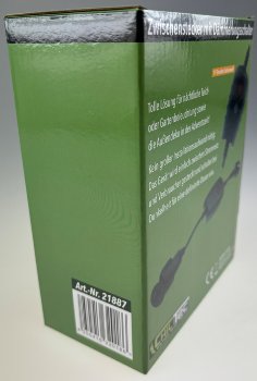 Zwischenstecker mit Dämmerungsschalter - und Zeitvorwahl (1- 9 Std.) über Display