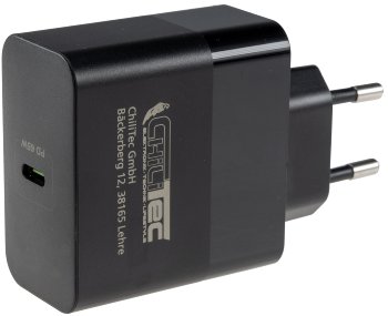 Stecker-Netzteil mit USB-C "CTN-PD65" - In 100-240V~, Out 5,0V/9,0V/12,0V=, 65W