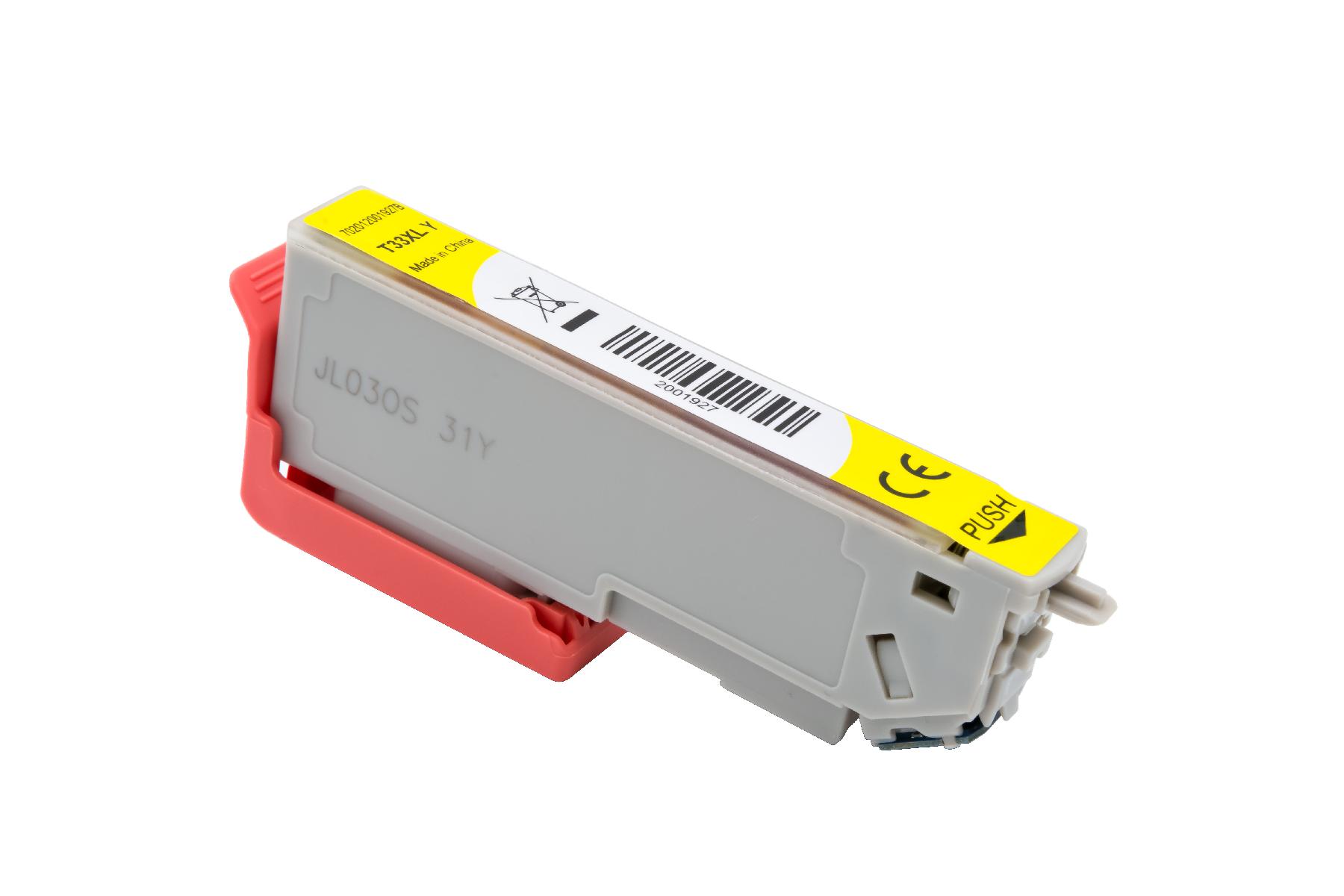 T33XLY alternativ Tinte gelb für Epson / C13T33644010 / 12ml