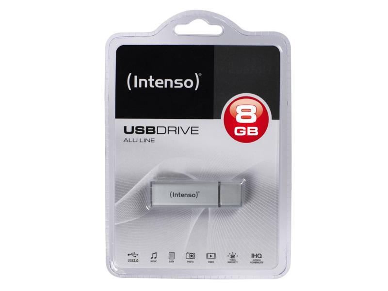 USB FlashDrive 8GB Intenso Alu Line Silver Blister