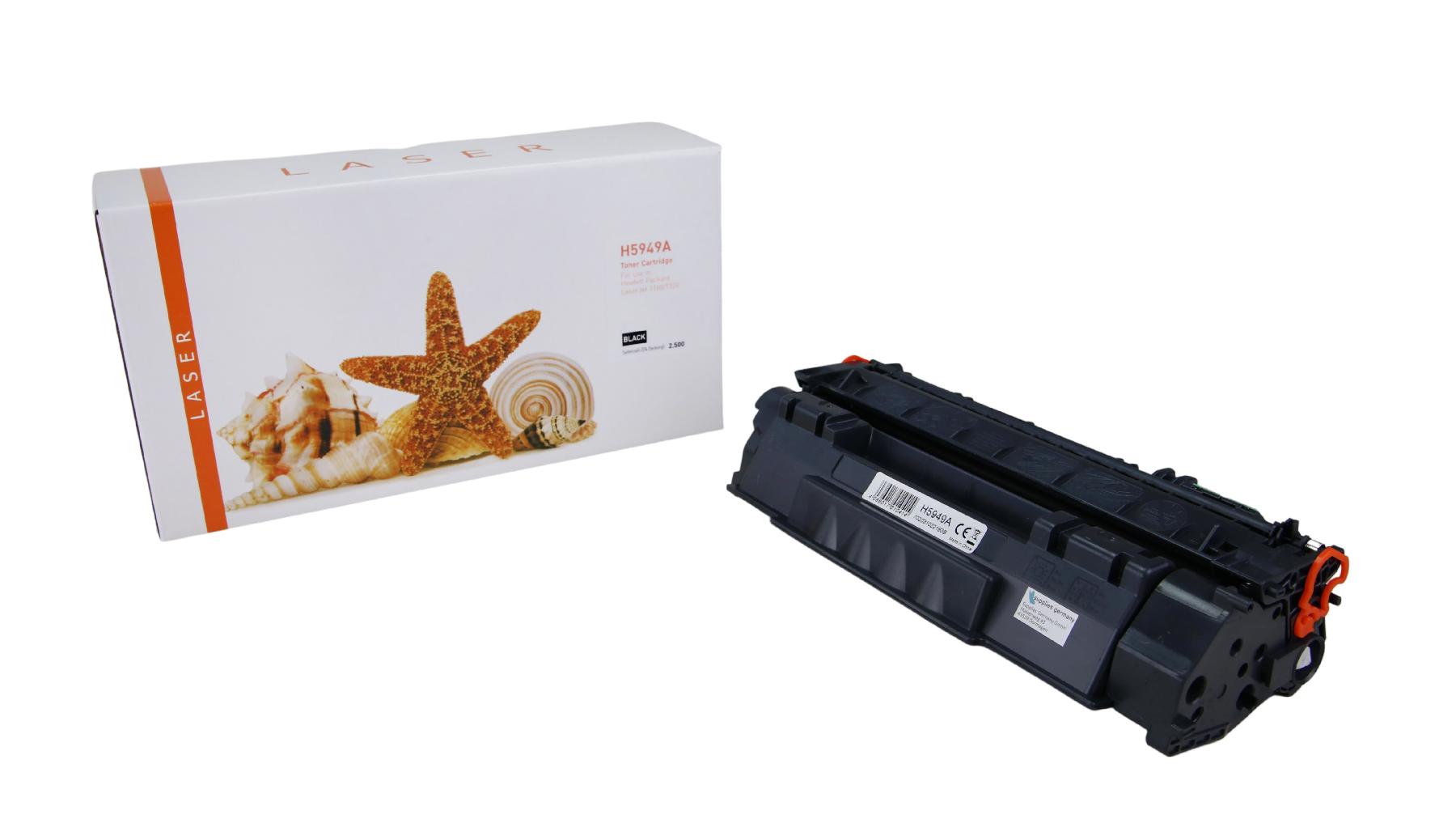 Q49A alternativ Toner schwarz für HP / Q5949A / 2.500 Seiten