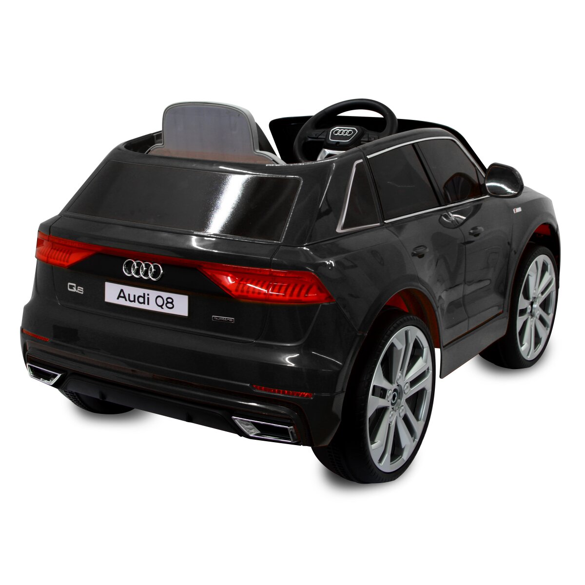 Elektro-Kinderfahrzeug Audi Q8 schwarz 12V Elektro-Kinderfahrzeug Audi Q8 schwarz 12V