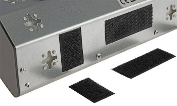 4-fach Steckdosenblock Edelstahl, 90° für Eck- &  Aufbaumontage