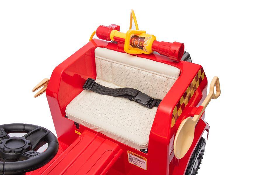 Elektro-Kinderfahrzeug  Feuerwehr - MP3, Sirene & Wasserspritze