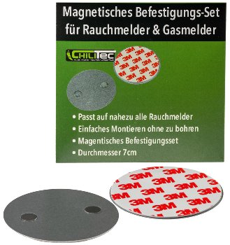 Magnetisches Befestigungs-Set - für Rauchmelder & Gasmelder