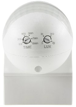 Aufputz Bewegungsmelder "CBM-Slim" 180° - LED geeignet, IP44, 1-800W, weiß