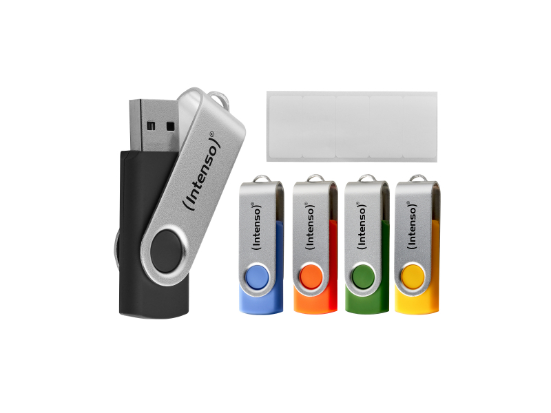 Intenso USB Flash Drive Office Line 64GB (3543595) USB 3.2 (5St. Multipack)