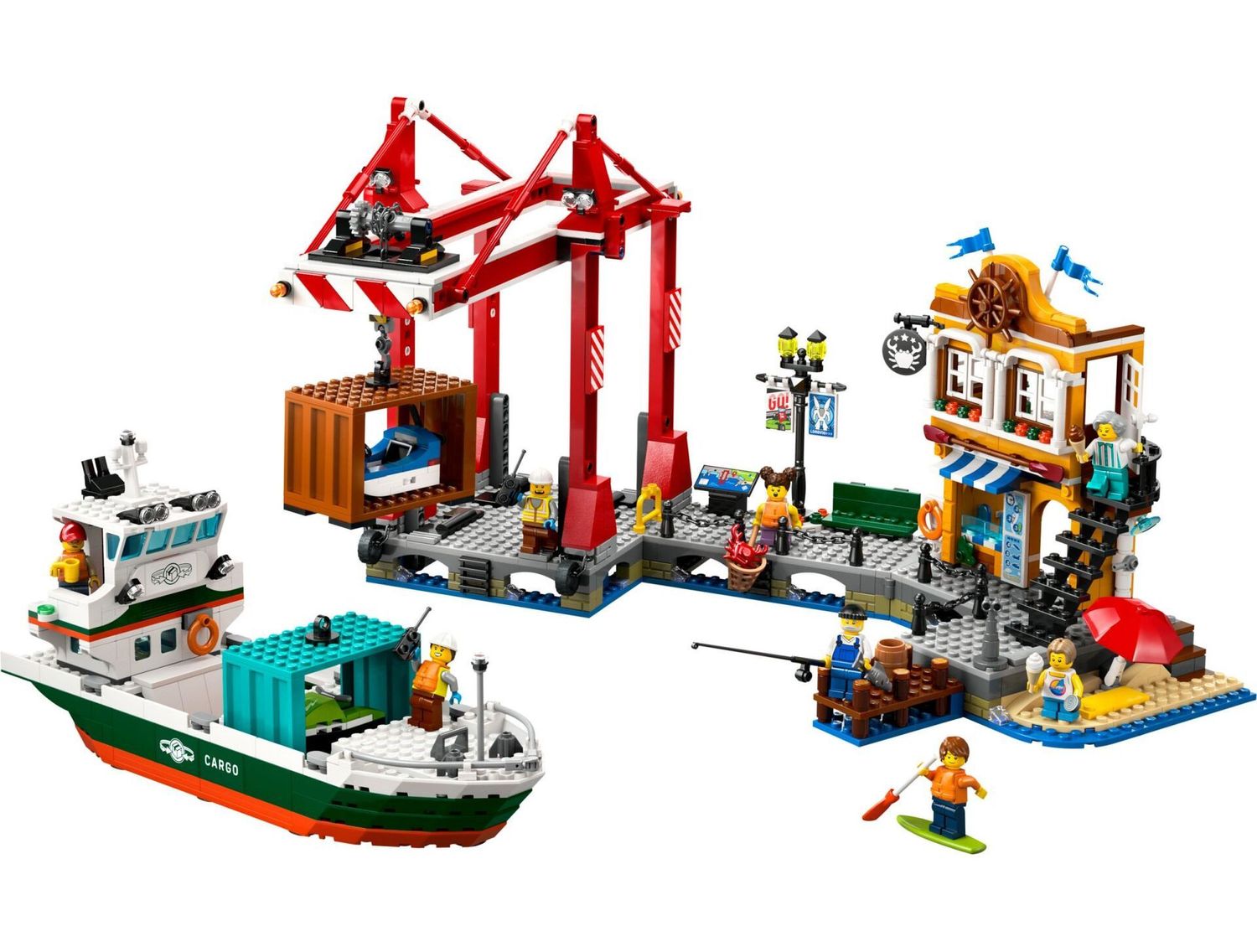 LEGO® 60422 - City - Hafen mit Frachtschiff (1226 Teile) LEGO® 60422 - City - Hafen mit Frachtschiff (1226 Teile)