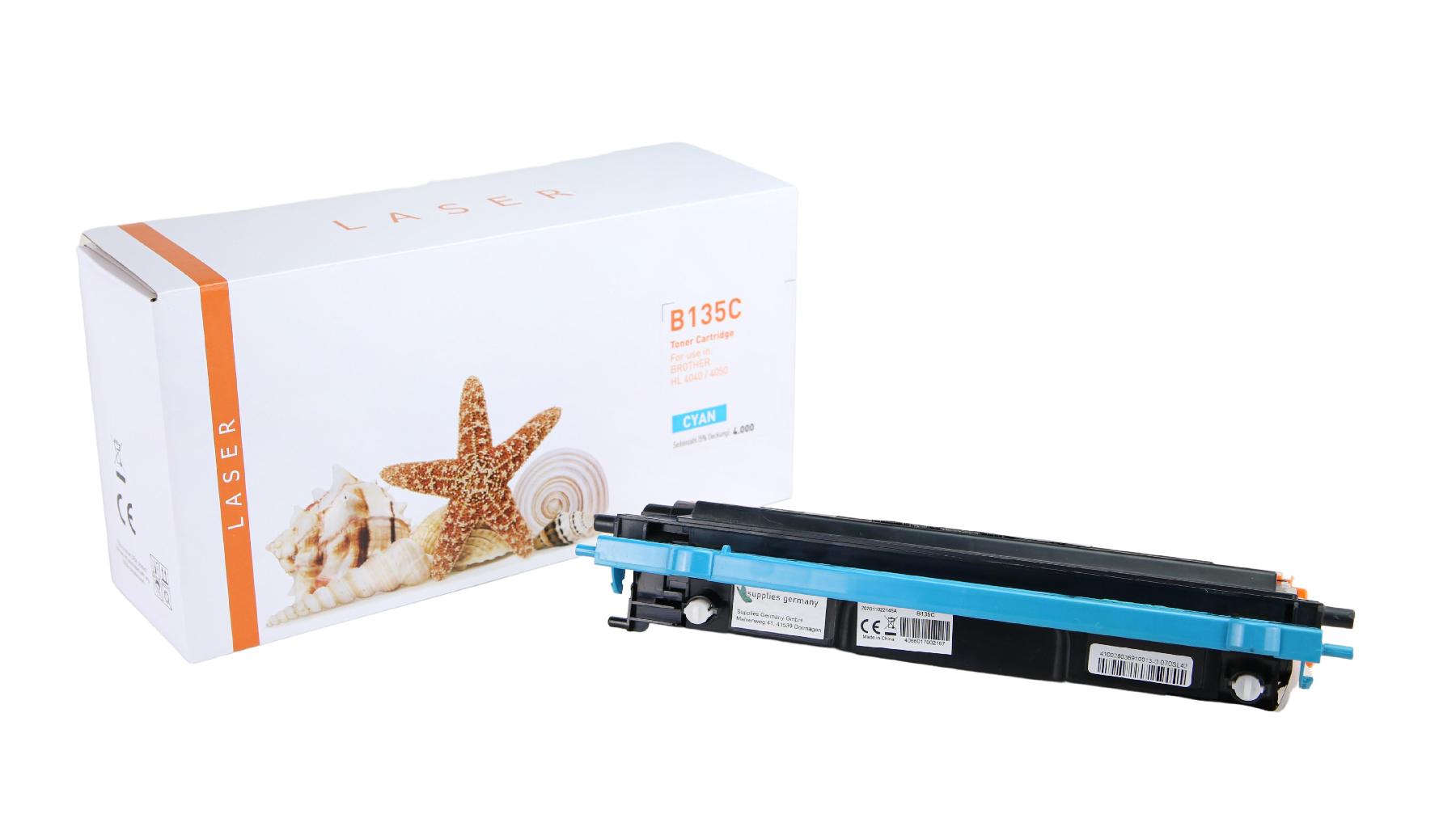 TN135C alternativ Toner cyan Brother / TN135C / 4.000 Seiten