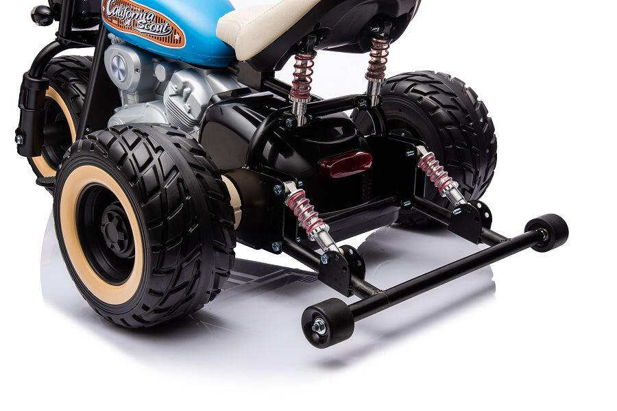 Elektro Kindermotorrad 2x800W Brushless Motoren - 24V7A - Schwarz