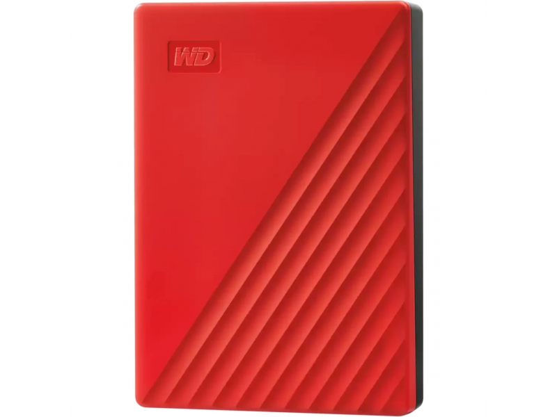 WD My Passport 6TB 2.5 HDD Rot Retail - WDBR9S0060BRD-WESN