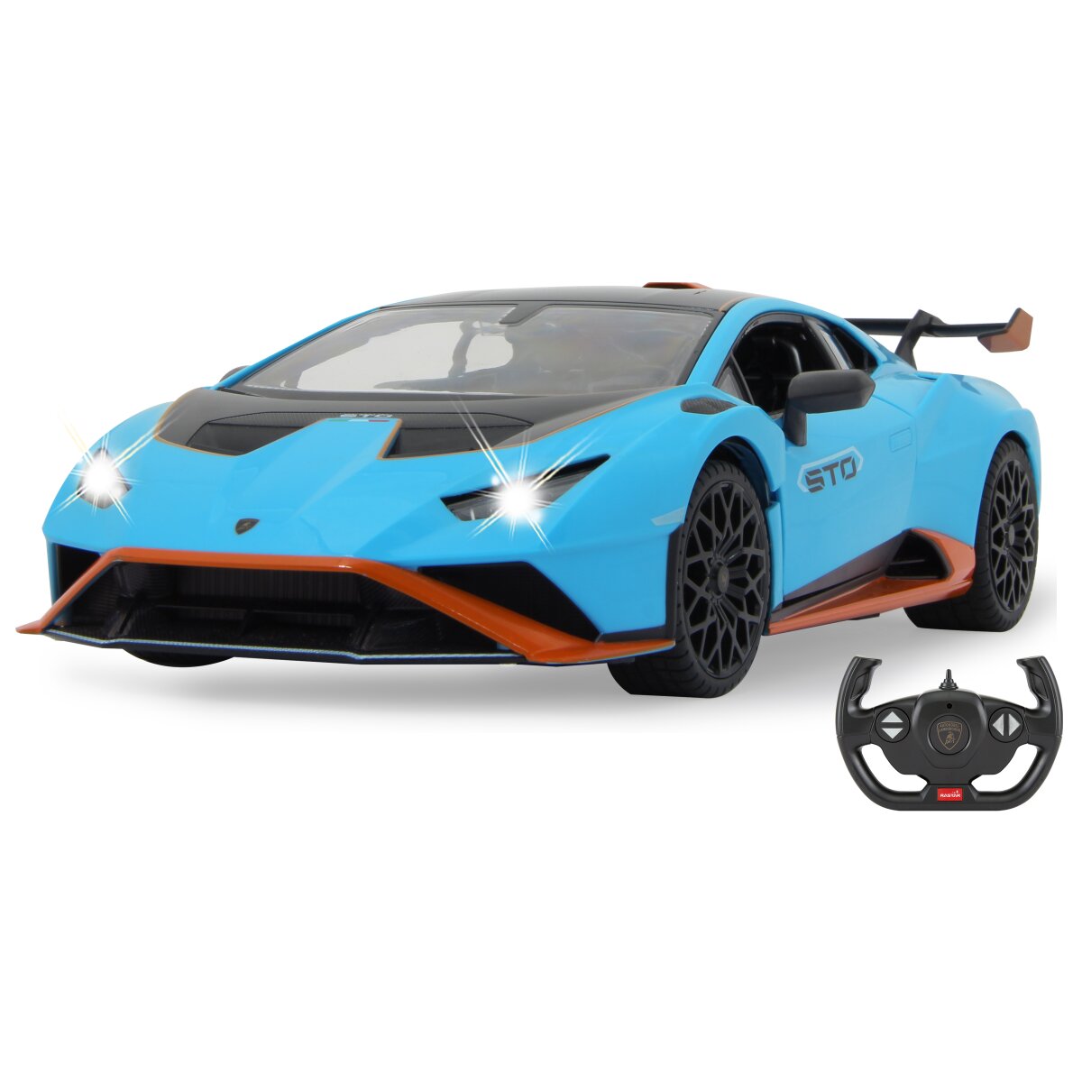 Lamborghini Huracán STO 1:14 blau 2,4GHz Tür manuell
