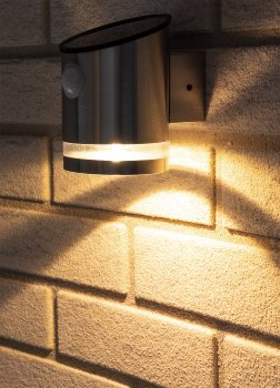 LED Solar Wandleuchte "SWL 119-ES"