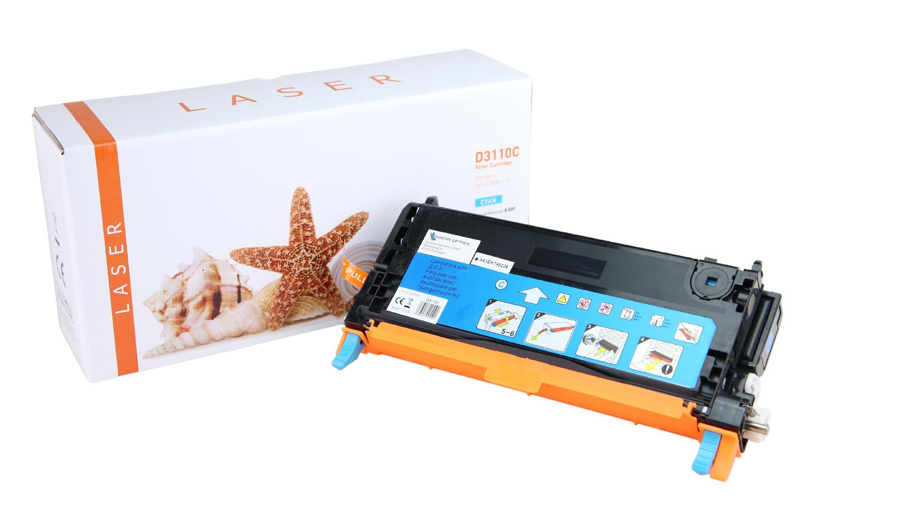 3110/3115C alternativ Toner cyan Dell / PF029/59310171 / 8.000 Seiten